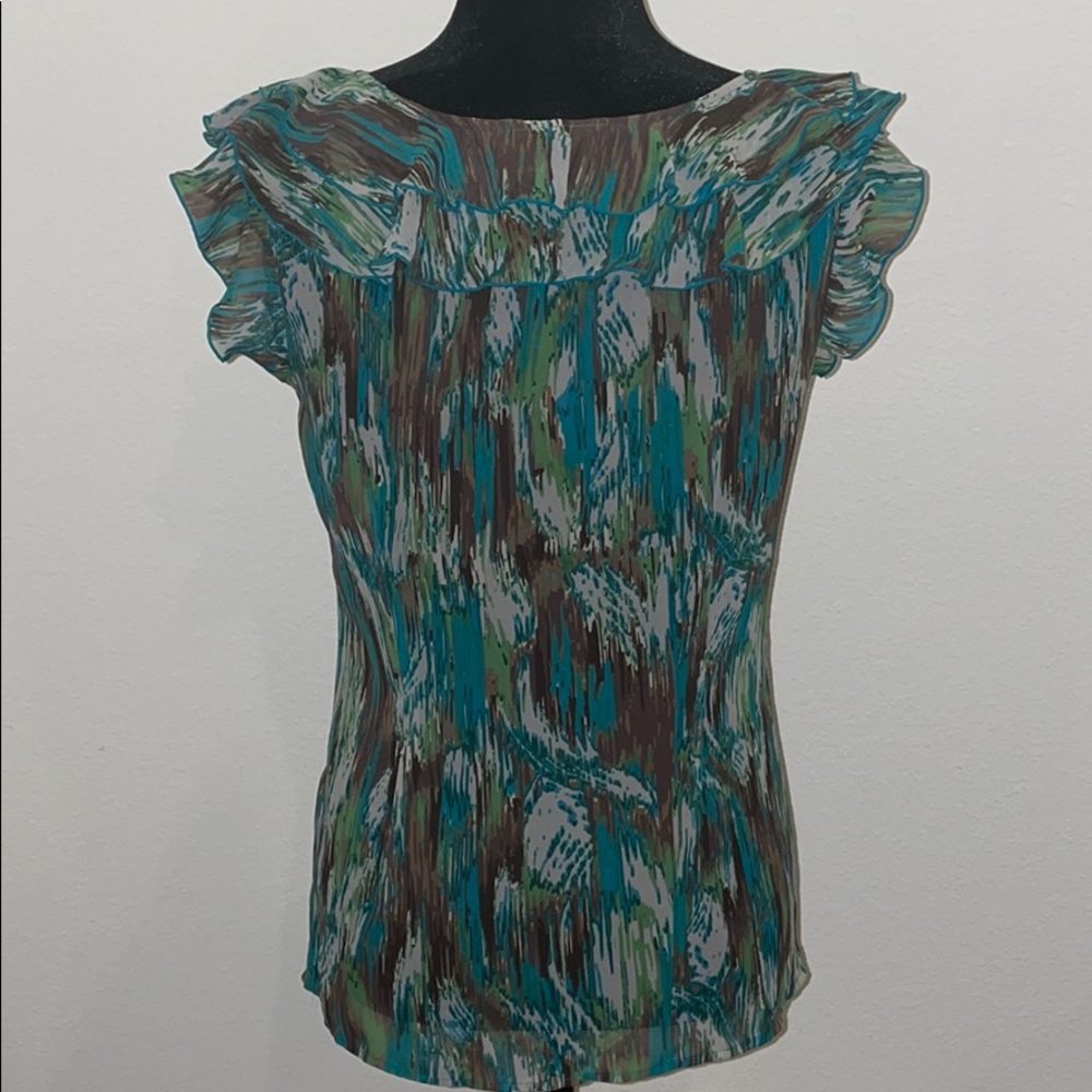 a.n.a. Multi-Color Blouse - Picture 4 of 5